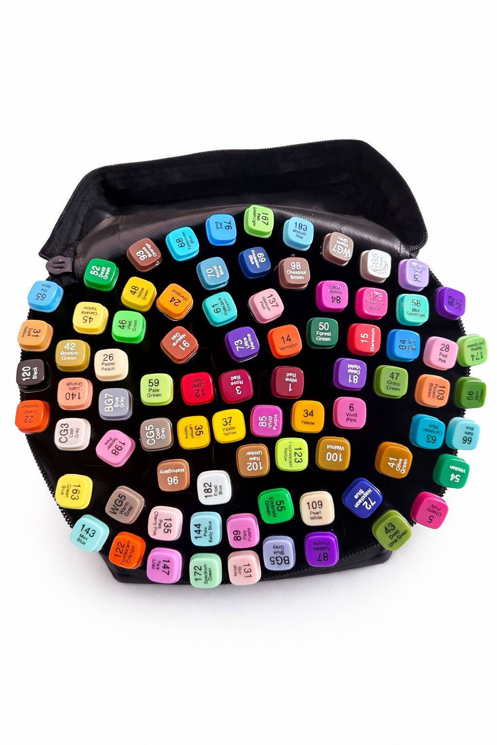 Marcadores Doble Punta Profesionales 80 Piezas