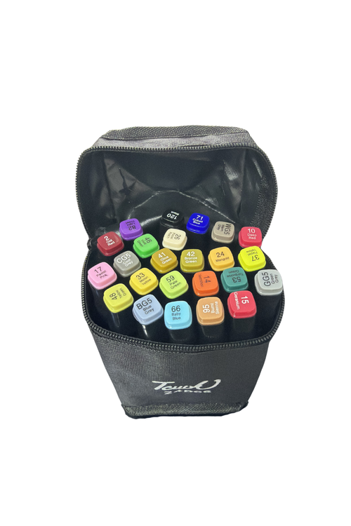 Marcadores Doble Punta Profesionales 24 Piezas